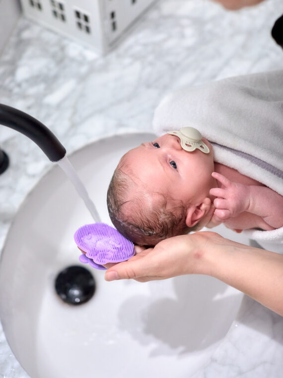 Marcus & Marcus Baby Silicone Bath and Massage Brush Set – Ollie&Willo