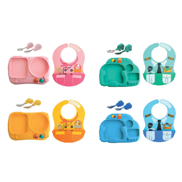 Marcus & Marcus Creativeplate Toddler Mealtime Set “Little Pilot”